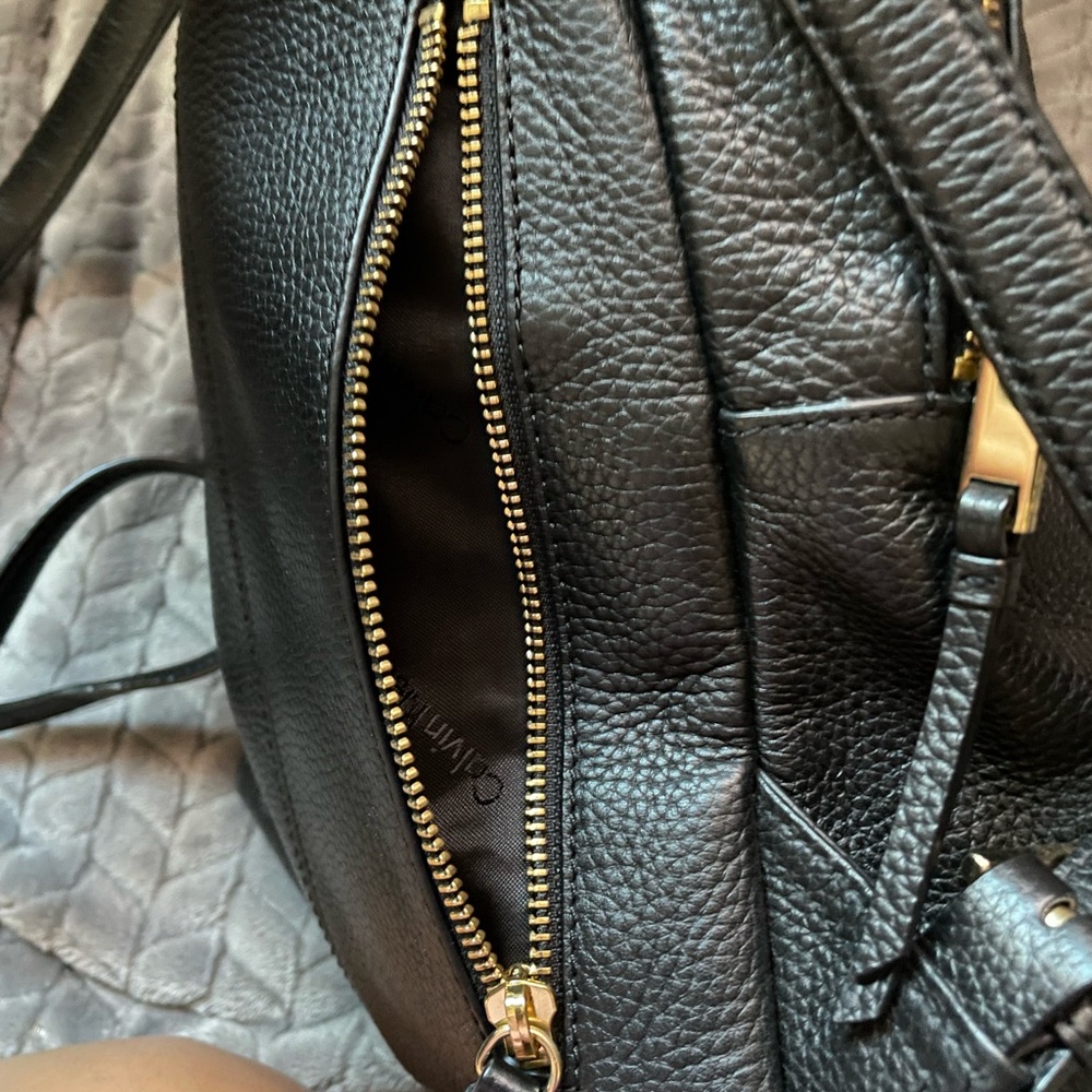 Calvin Klein Leather Backpack. - image 7
